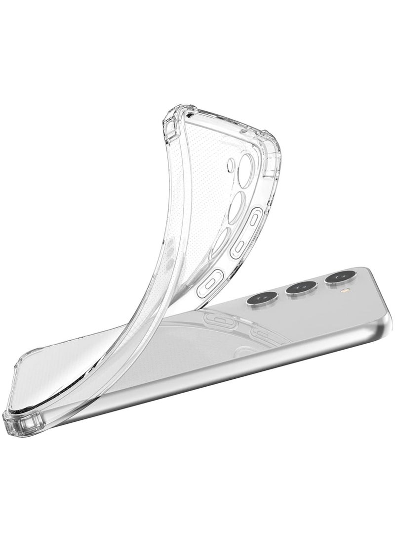 Samsung Galaxy S24 Plus 5G Clear Cover Case soft TPU Transparent Back Protective Case shock Absorbent Reinforced Bumper Corners for S24 Plus  - Image 3