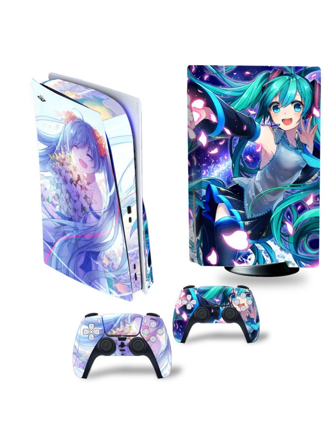 general PS5 CD-ROM Game Machine Sticker Cool Host Sticker Protective Film Theme Sticker-Color:XY-PS5Disk-2015 - Image 5