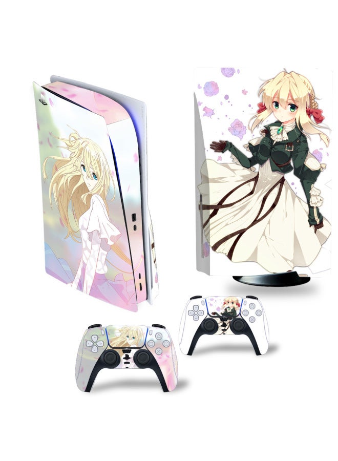 general PS5 CD-ROM Game Machine Sticker Cool Host Sticker Protective Film Theme Sticker-Color:XY-PS5Disk-2015 - Image 4