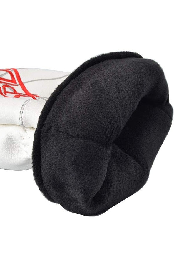 GOOACTION Spider Fairway Wood Head Cover – 3D Puffy Embroidery, Elastic Stretch Closure, Waterproof PU Leather, White Golf Club Cover (Tag 3) - Image 5