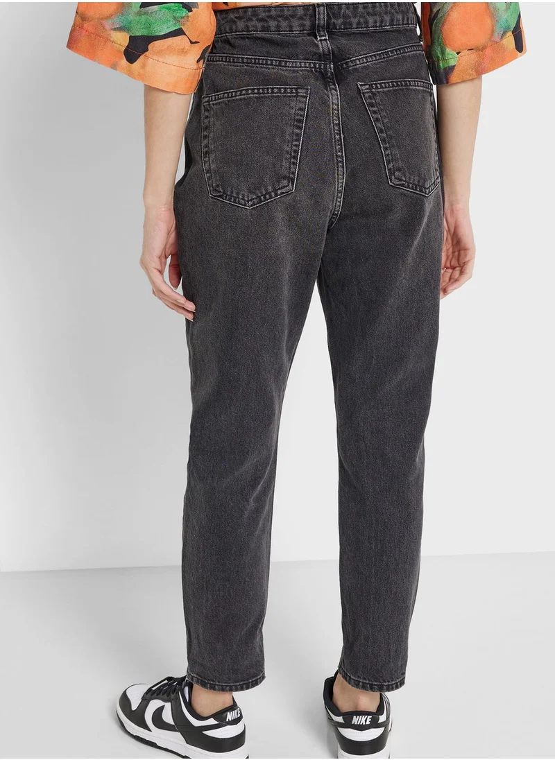 TOPSHOP High Waist Mom Jeans