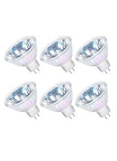 KASTWAVE 6 Pack MR16 Halogen Bulb Dimmable GU5.3 Spotlight Long Lifetime Warm White 36° Beam Angle Bi-Pin Base  - Image 1