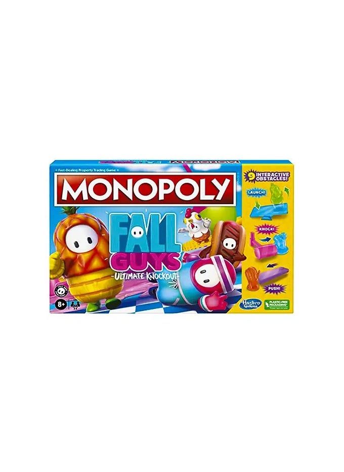 Hasbro/Disney - Monopoly Fall Guys Ultimate Knockout Edition Board Game - Fun for Players Ages 8+ - Image 1