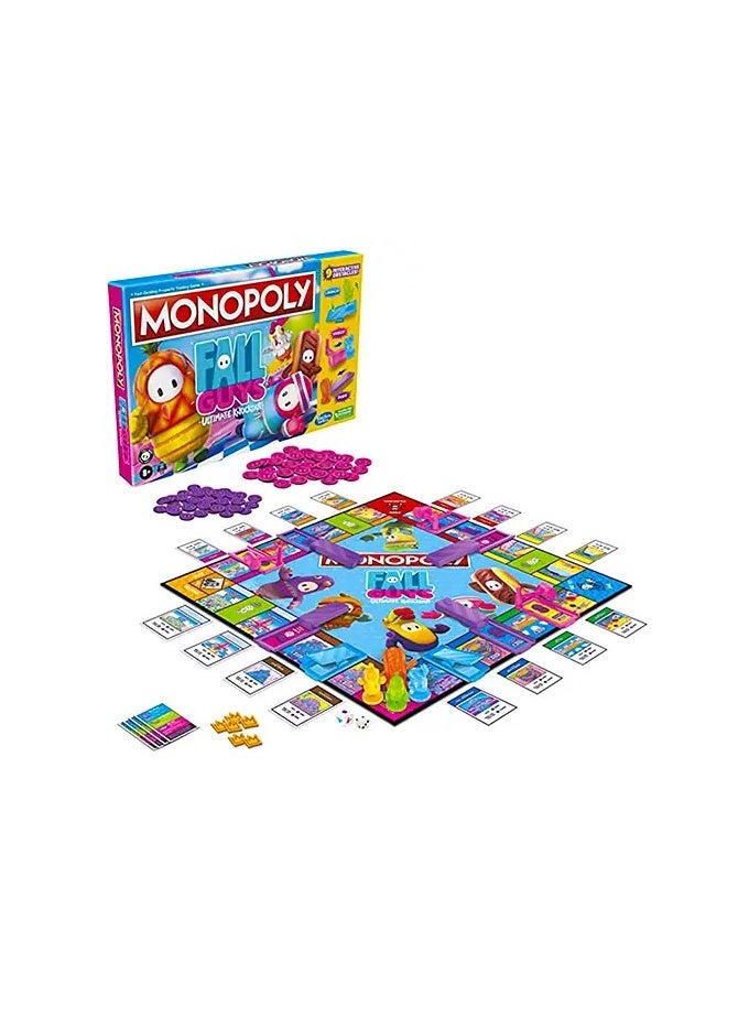 Hasbro/Disney - Monopoly Fall Guys Ultimate Knockout Edition Board Game - Fun for Players Ages 8+ - Image 1