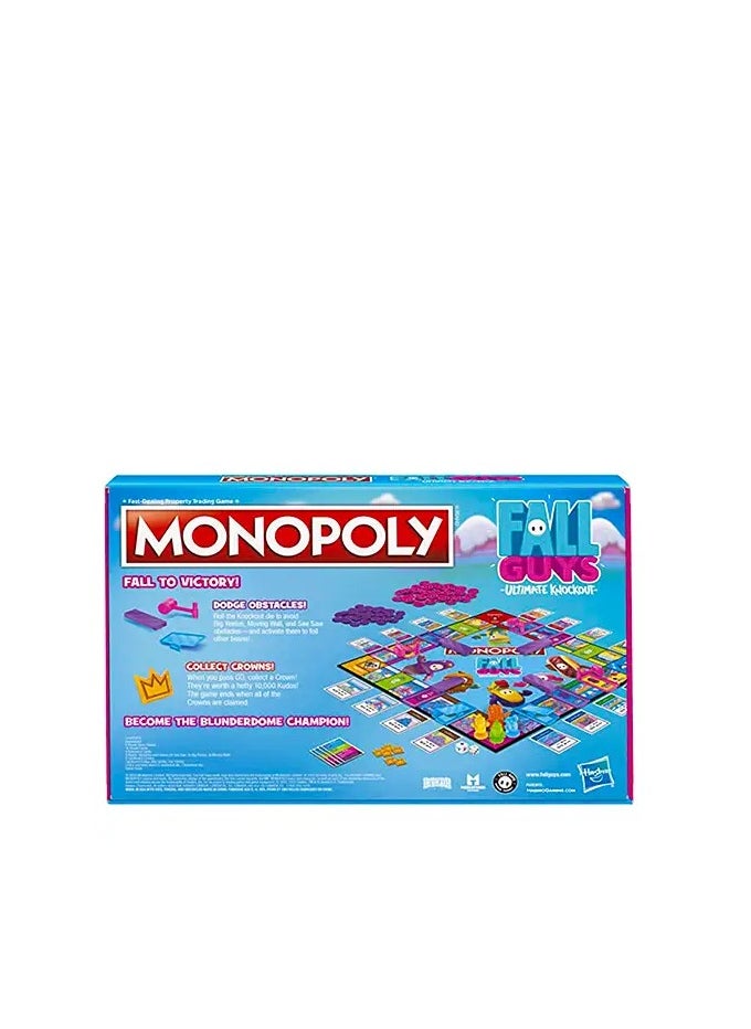 Hasbro/Disney - Monopoly Fall Guys Ultimate Knockout Edition Board Game - Fun for Players Ages 8+ - Image 1