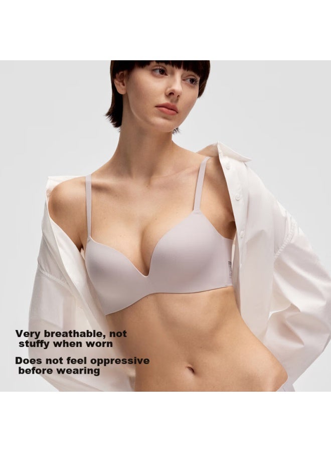 Bananain Jiao Nei 301p Women's Bra Strong Push-up Natural Round Shape Seamless Breathable Wireless Bra - Image 1