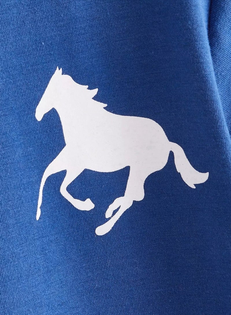 Toddler Boys Horse Print Tee  - Image 3