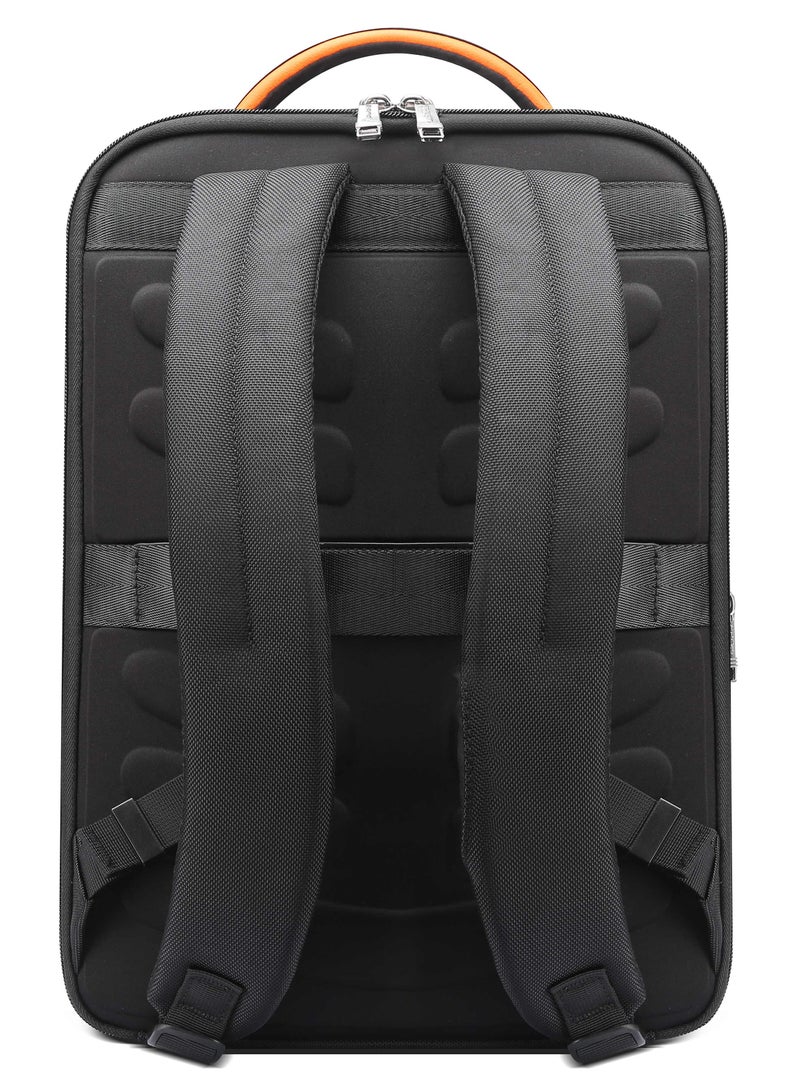 Bopai Smart Laptop Backpack Business Office Daypack with USB Charging Port 15.6 Inch School Shoulder Bag with Expandable Design BO-BB911A Black - Image 2