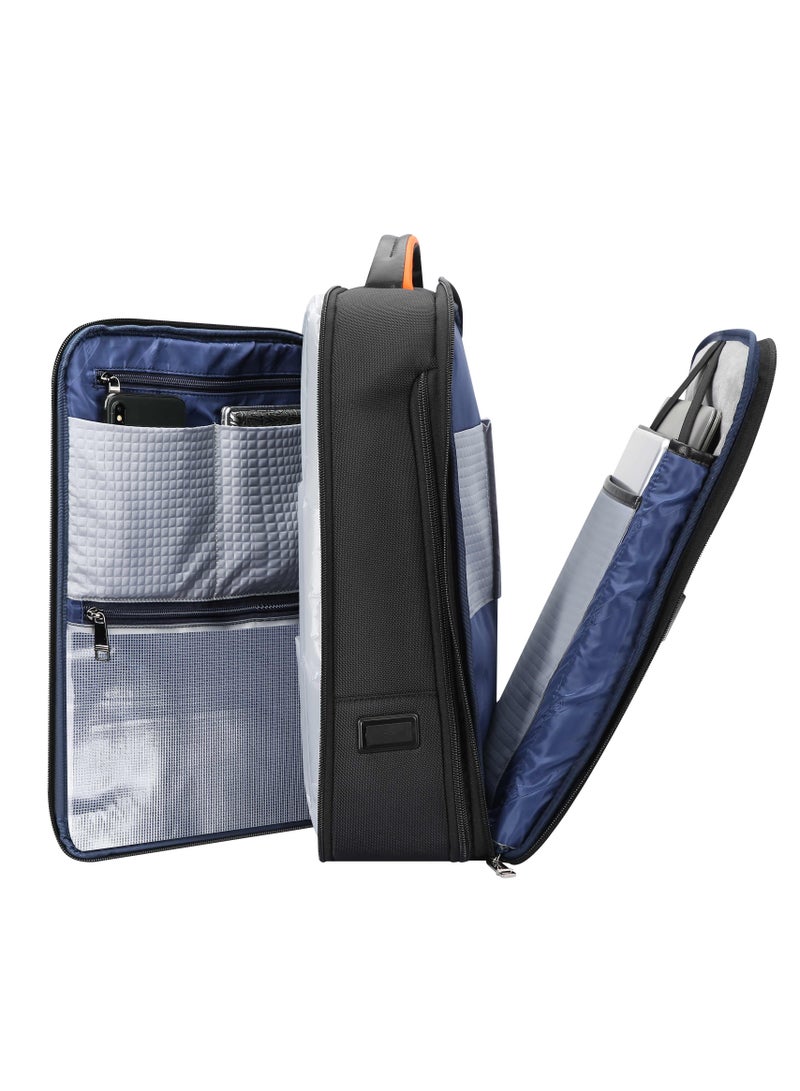 Bopai Smart Laptop Backpack Business Office Daypack with USB Charging Port 15.6 Inch School Shoulder Bag with Expandable Design BO-BB911A Black - Image 3