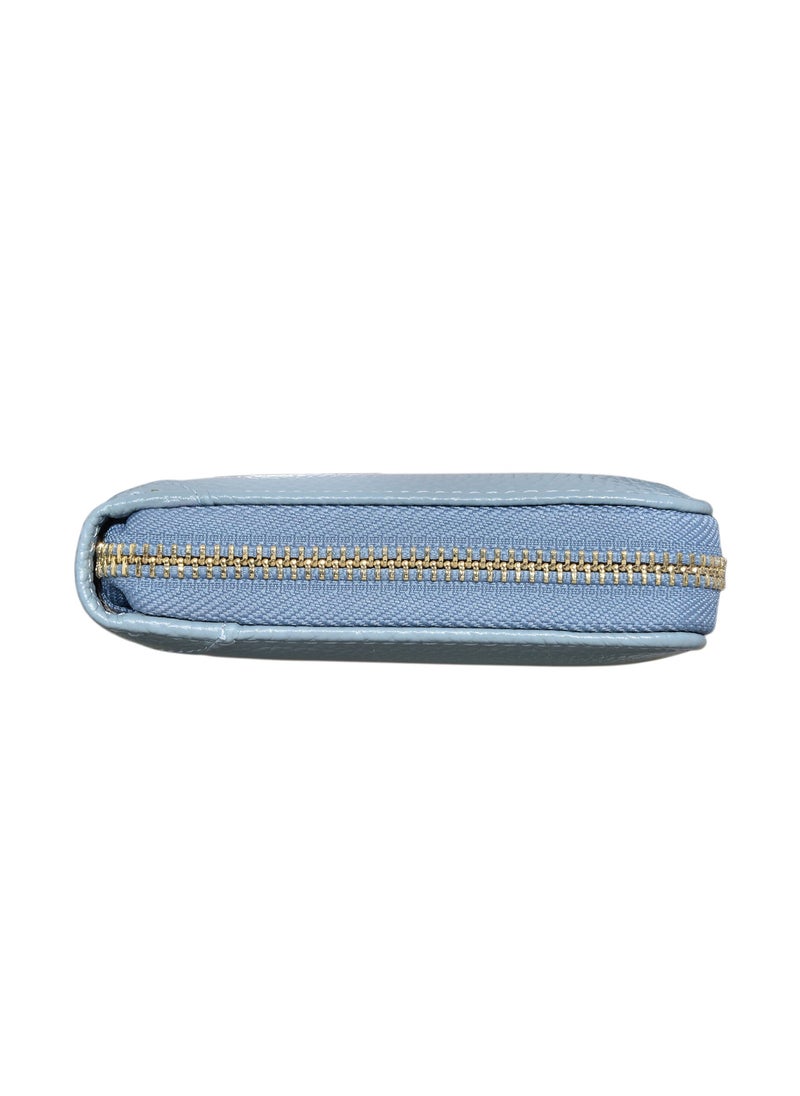 Excefore - Genuine Leather Credit Card Holder Zipper Wallet, RFID Blocking Secure Card Case, Leather Card Case Organizer with 60 Card Slots, Suitable for Women Girl Perfect Gift - Image 1
