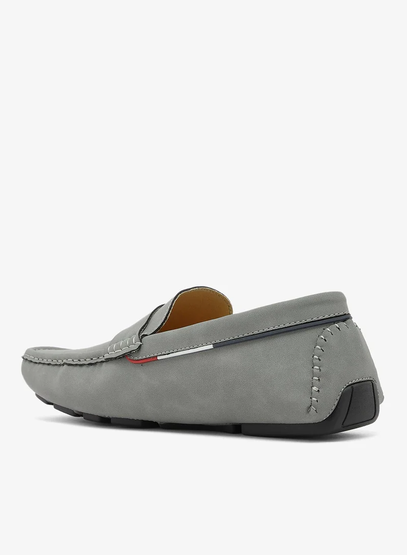 Robert Wood Grey Nubuck Loafers for Men | Best Price UAE