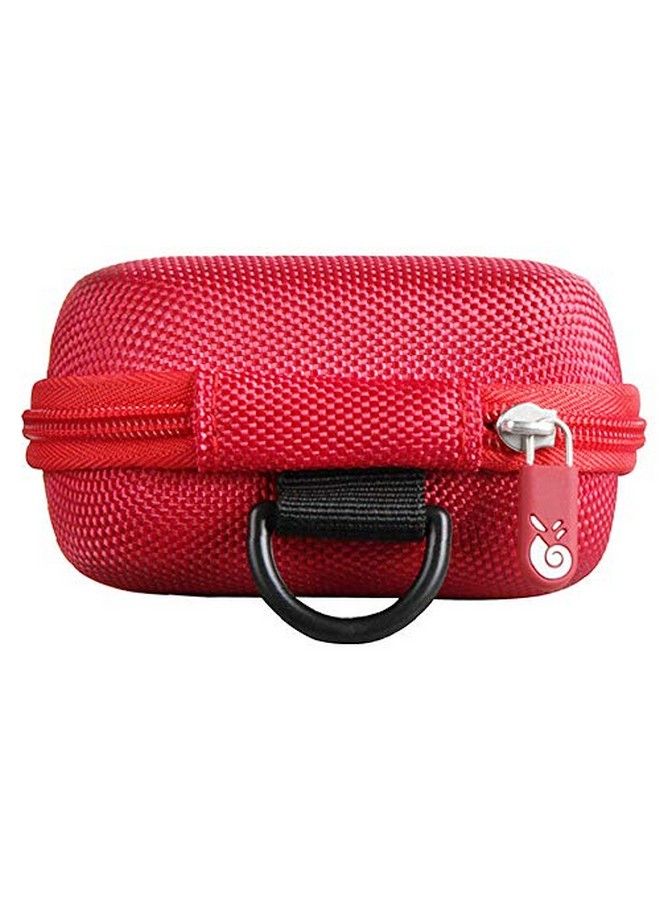 Hermitshell حقيبة سفر لمكبر الصوت Jbl Go2 المقاوم للماء والقابل للحمل للغاية بتقنية البلوتوث (أحمر) - Image 5