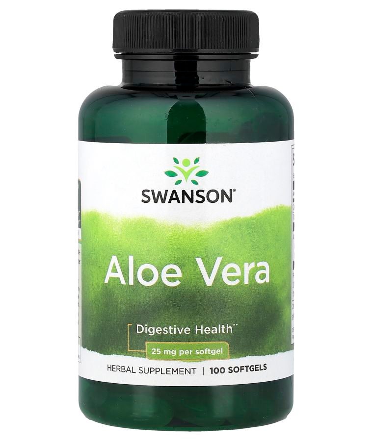 Aloe Vera 25 mg 100 Softgels