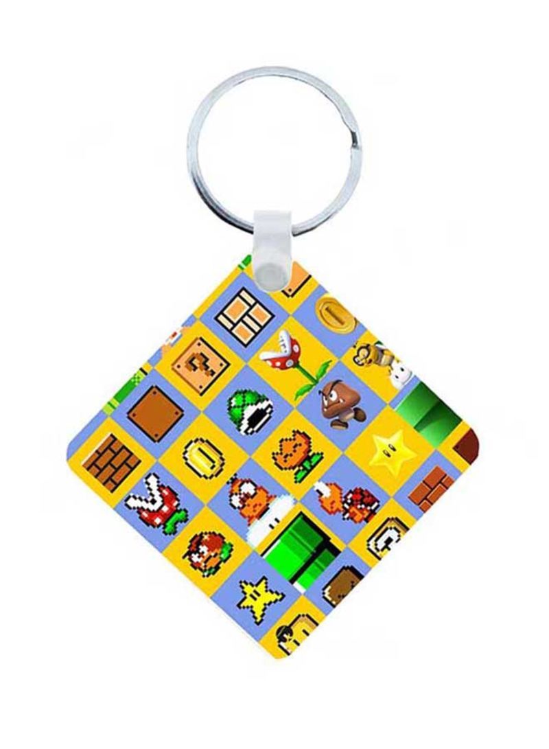 RKN Super Mario Wooden Keychain