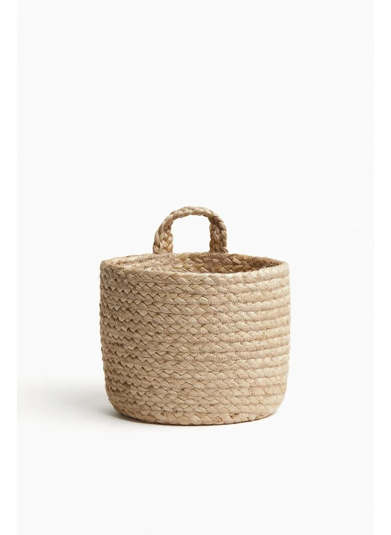 اتش اند ام Small jute wall storage basket