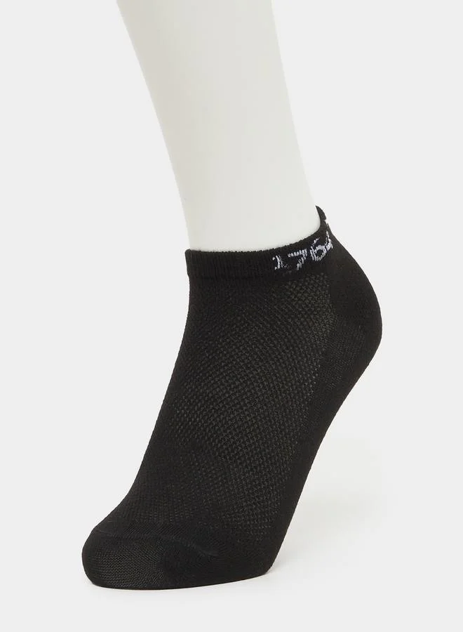 Styli Styli Pack of 5 Multicolor Solid Comfy ankle Socks