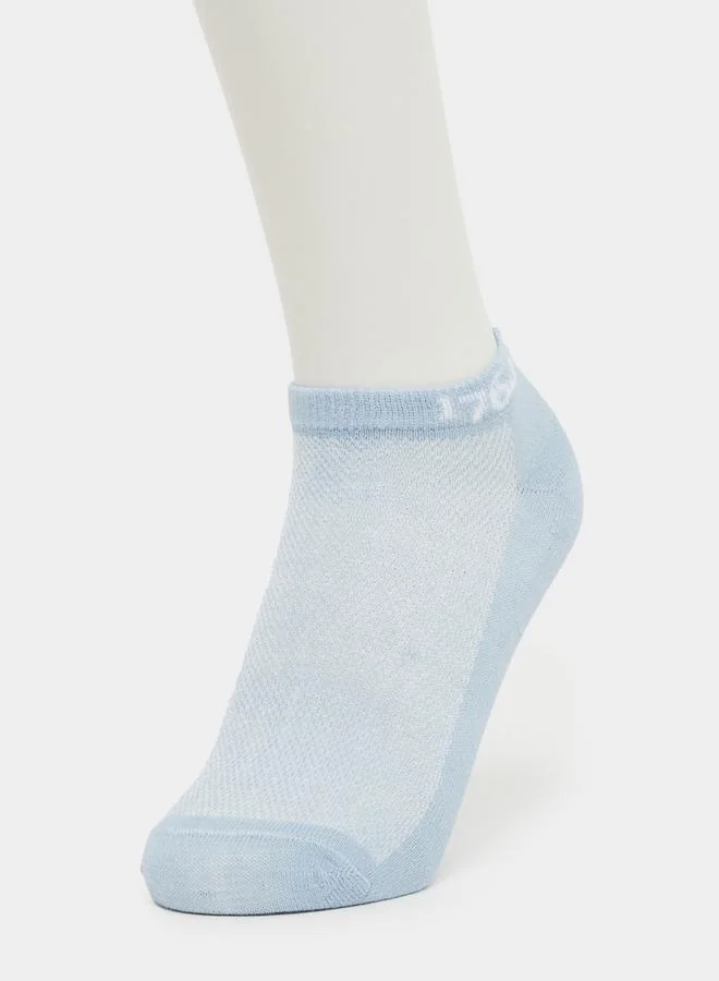 ستايلي Styli Pack of 5 Multicolor Solid Comfy ankle Socks