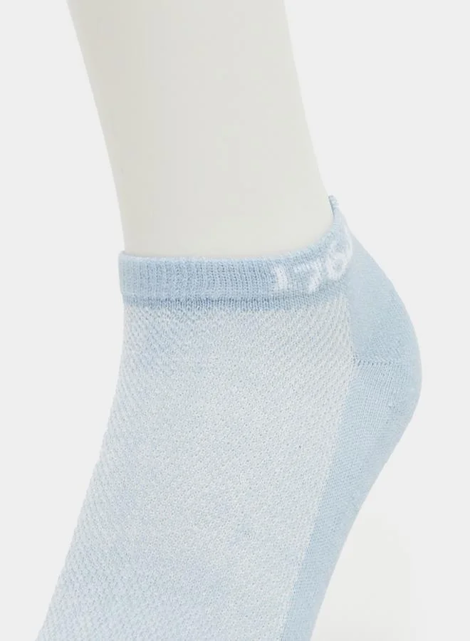 Styli Styli Pack of 5 Multicolor Solid Comfy ankle Socks