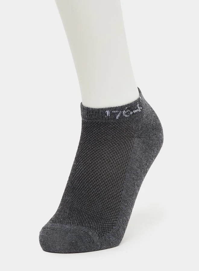 Styli Styli Pack of 5 Multicolor Solid Comfy ankle Socks