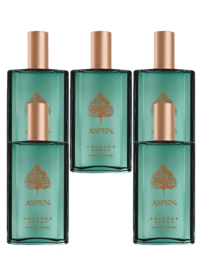 أسبن 5 قطع عطر بخاخ أسبن 118 مل - Image 1