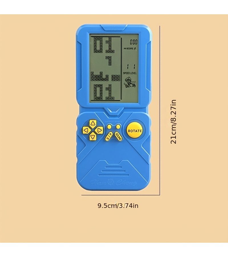 Black Retro Nostalgic Handheld Brick Game Console Classic Gift for Gamers - Image 3