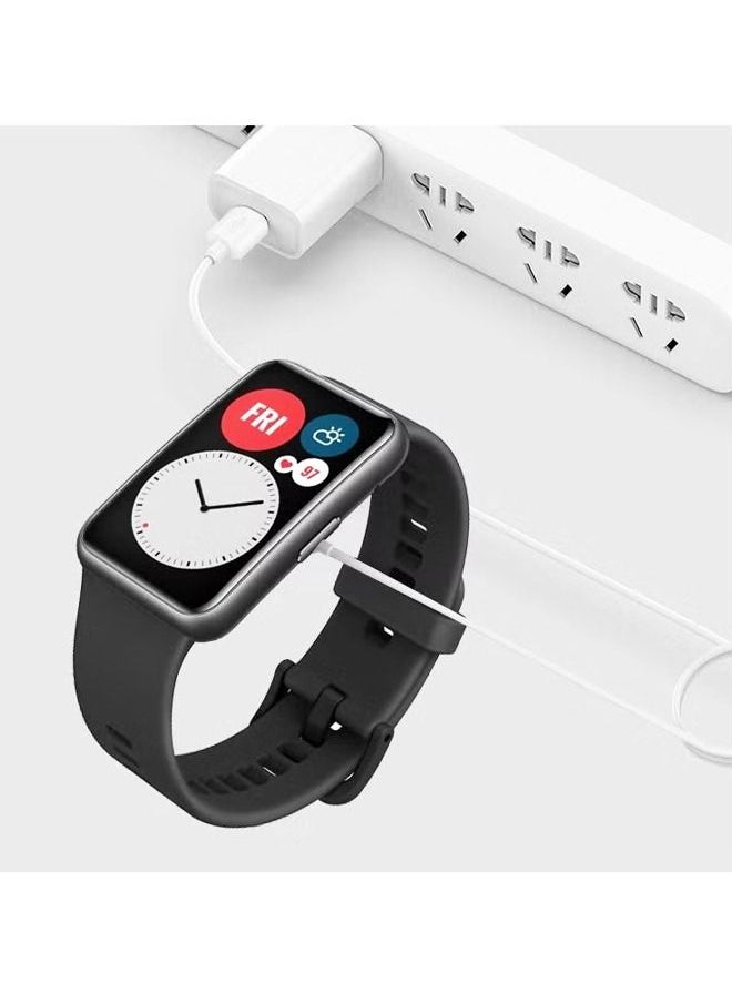 Generic Charger Compatible for Huawei Watch Fit/Fit 2/Fit Mini,Huawei Band 6 / Band 7,Huawei 4X,Honor Watch ES,Honor Band 6 - Smart Watch Replacement USB Charger Charging Cable 100cm White  - Image 4