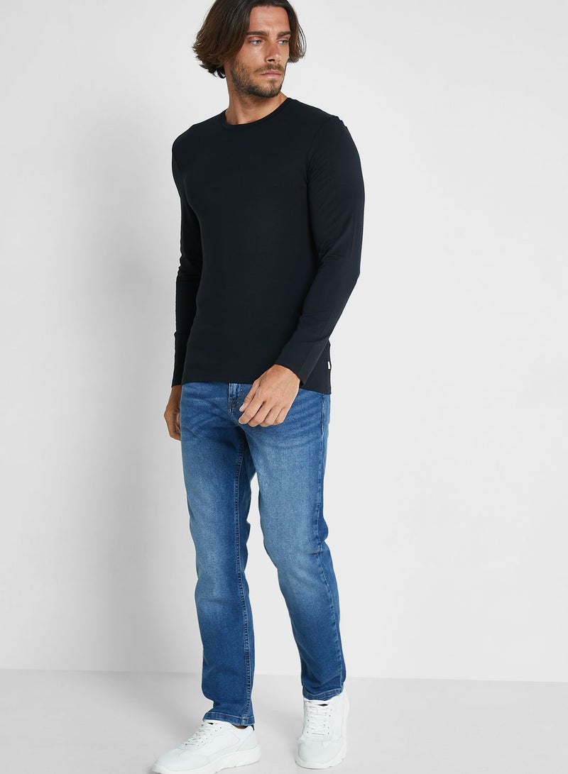 Marks & Spencer Essential Crew Neck T-Shirt - Image 4