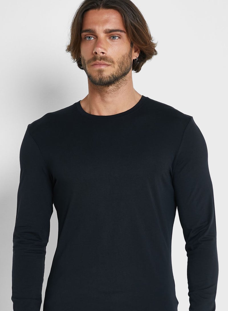 Marks & Spencer Essential Crew Neck T-Shirt - Image 3