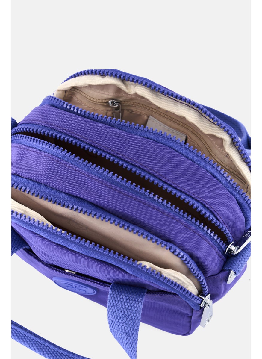I Love Fashion Women Brand Logo Mini Crossbody Bag18 L x 13 H x 10 W cm, Dark Lavender  - Image 5