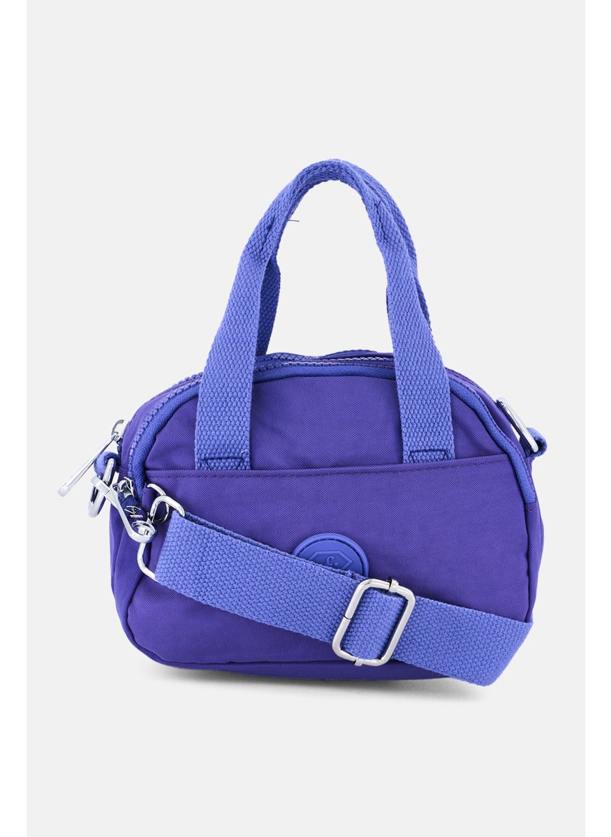 I Love Fashion Women Brand Logo Mini Crossbody Bag18 L x 13 H x 10 W cm, Dark Lavender  - Image 1