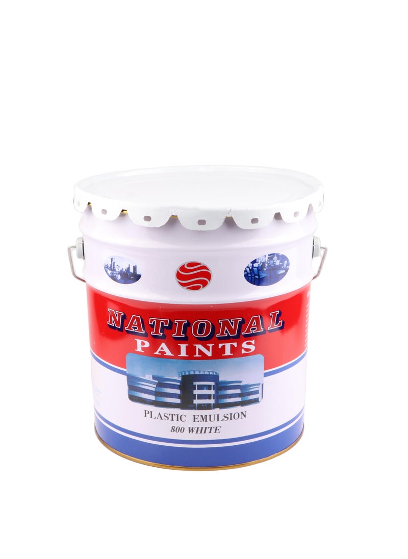 National - National Plastic Emulsion White 800-18Ltr - Image 1
