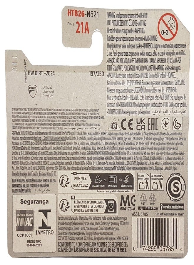 Hot Wheels Ducati DesertX 3/10 HW Dirt, Red/White - Image 4