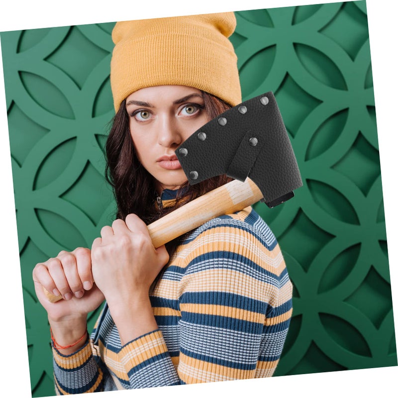 Hatchet Protective Case Safety Cover Outdoor Hiking Axe Black - Image 4