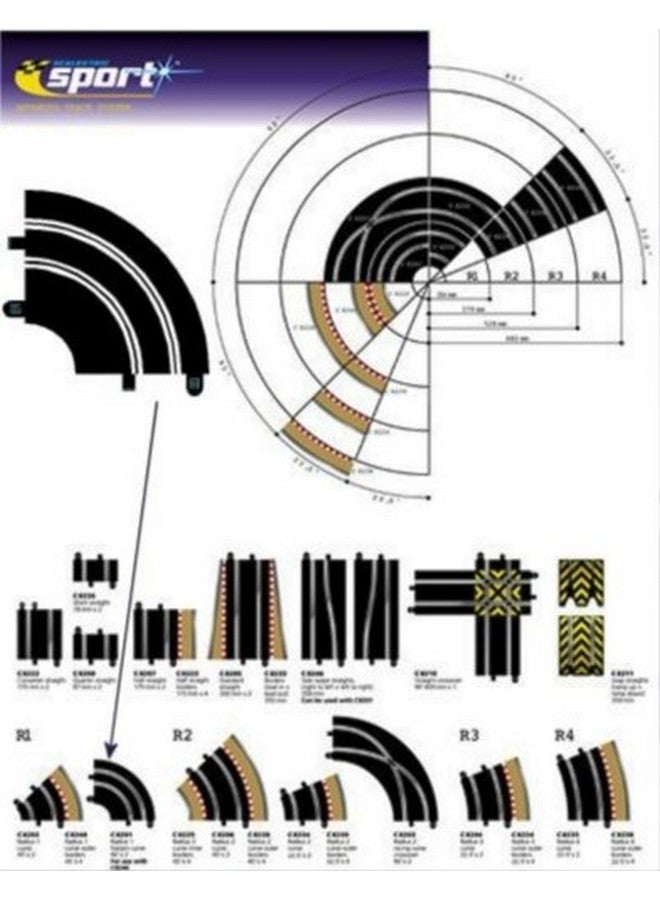 Scalextric C8201 Track Radius 90 Degrees Hairpin Curve - Image 3