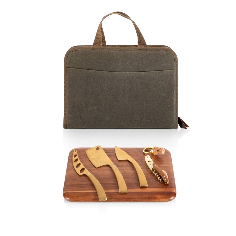 Monterey Travel Cheese Knife Set Khaki Green