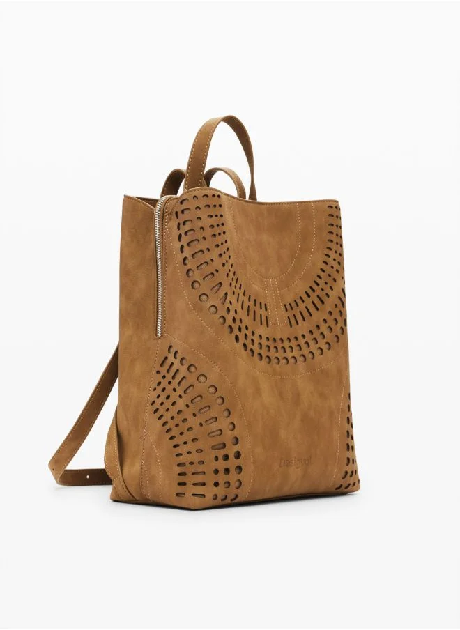 DESIGUAL Medium Perforated Backpack