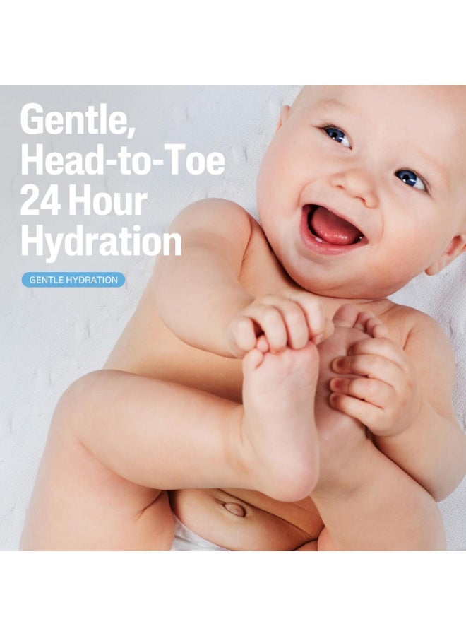 Cetaphil Baby Wash & Shampoo Plus Body Lotion, Healthy Skin Essentials, Head to Toe Hydration for up to 24 Hours, for Delicate, Sensitive Skin, 2 Count (Pack of 1) - Image 2