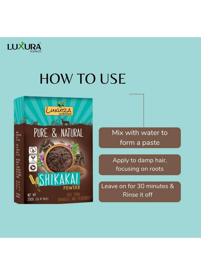 Luxura Sciences Hair Masks (Shikakai 200G)  - Image 4