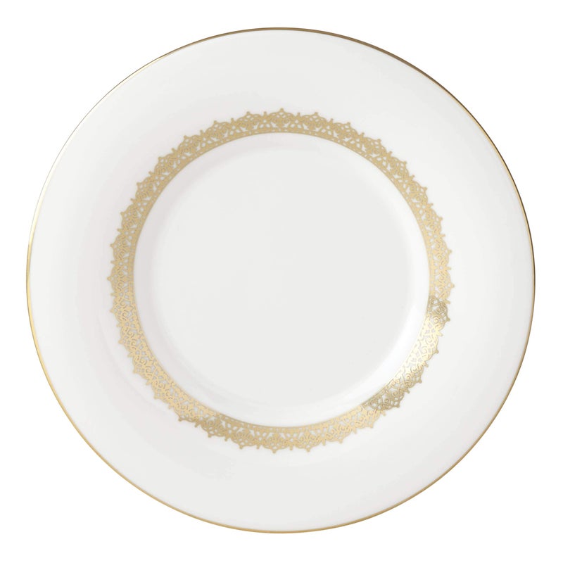 LENOX Lenox Lace Couture Gold Saucer, 0.25 LB, White  - Image 1