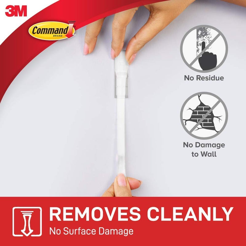 Command Command Medium Designer Hooks Value Pack Pack of 3 6 Hooks and 12 strips White  - Image 5