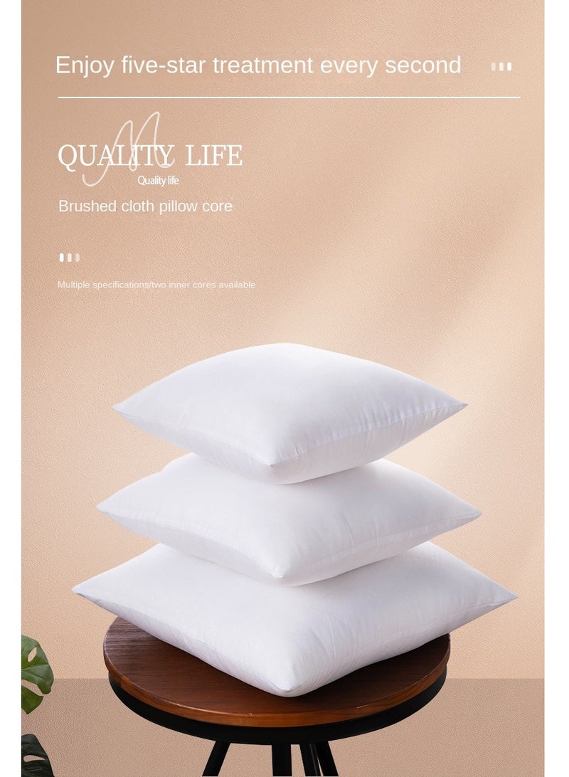 Bluejw وسادة حشو قطنية من حرير الريش بدون مواد مثيرة للحساسية 4 قطع بيضاء - Image 4