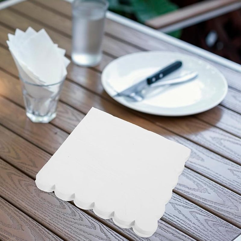 16 ورقة أنيقة مناديل ورقية زخرفية للعشاء لحفلات أعياد الميلاد والزفاف والفعاليات - Image 5