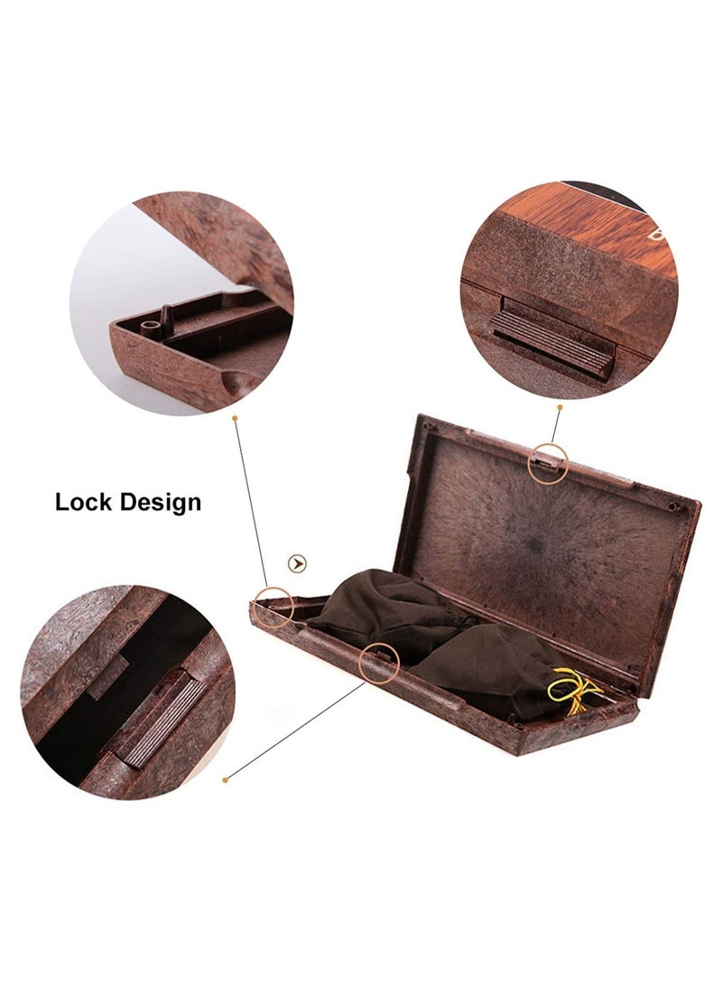 Rubik مجموعة لوحة الشطرنج، 24.5*21.3*2 سم، لوحة شطرنج مغناطيسية قابلة للطي محمولة للسفر مع حقيبتين للتخزين، ألعاب تعليمية/هدية للأطفال والكبار - Image 4