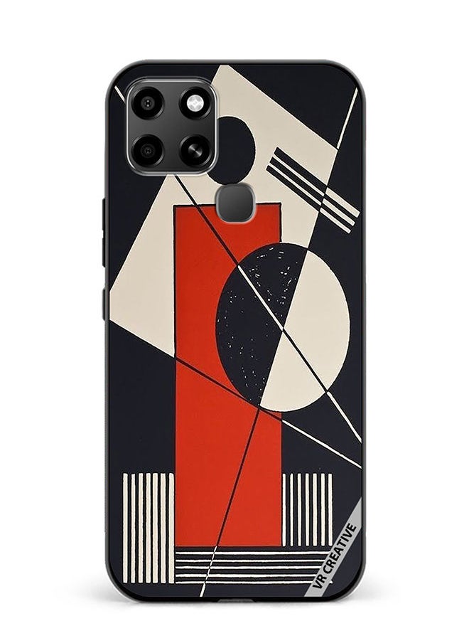 VR CREATIVE - Protective Case Cover For Infinix Smart 6 Abstract Design Multicolour - Image 1