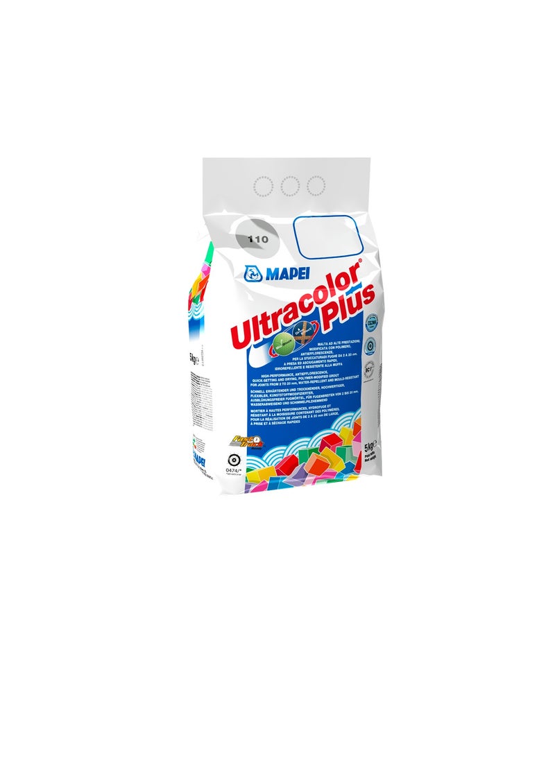 MAPEI - Ultracolor Plus Grout 100 White - 5kg - Image 1