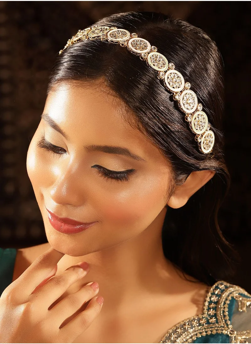 برياسي Kundan Studded Matha Patti