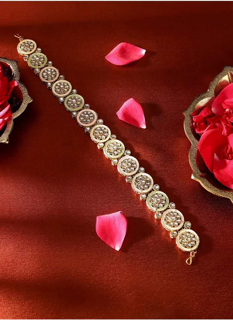 برياسي Kundan Studded Matha Patti
