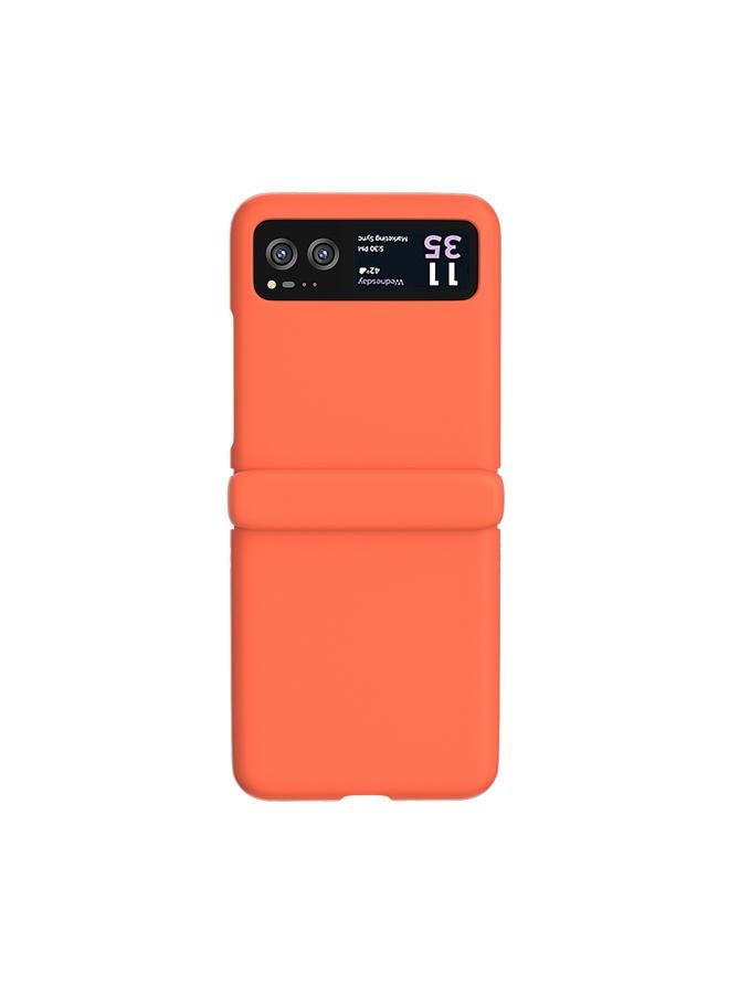 S-TOP Case For Motorola Razr 40 3 in 1 Skin Feel PC Phone Case with Hinge - Image 1