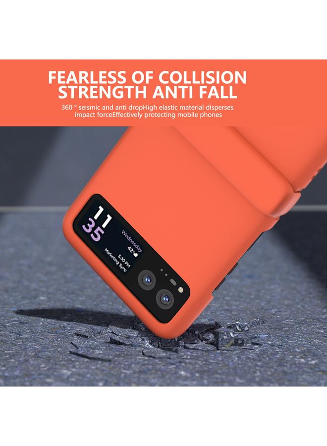 S-TOP Case For Motorola Razr 40 3 in 1 Skin Feel PC Phone Case with Hinge - Image 5