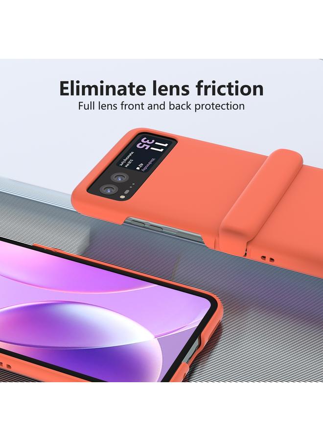 S-TOP Case For Motorola Razr 40 3 in 1 Skin Feel PC Phone Case with Hinge - Image 4